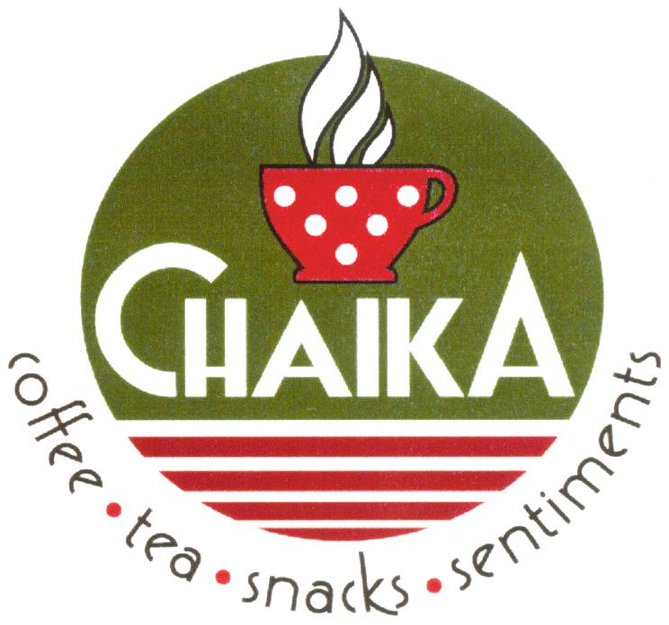 Prekės ženklas: CHAIKA coffee tea snacks sentiments